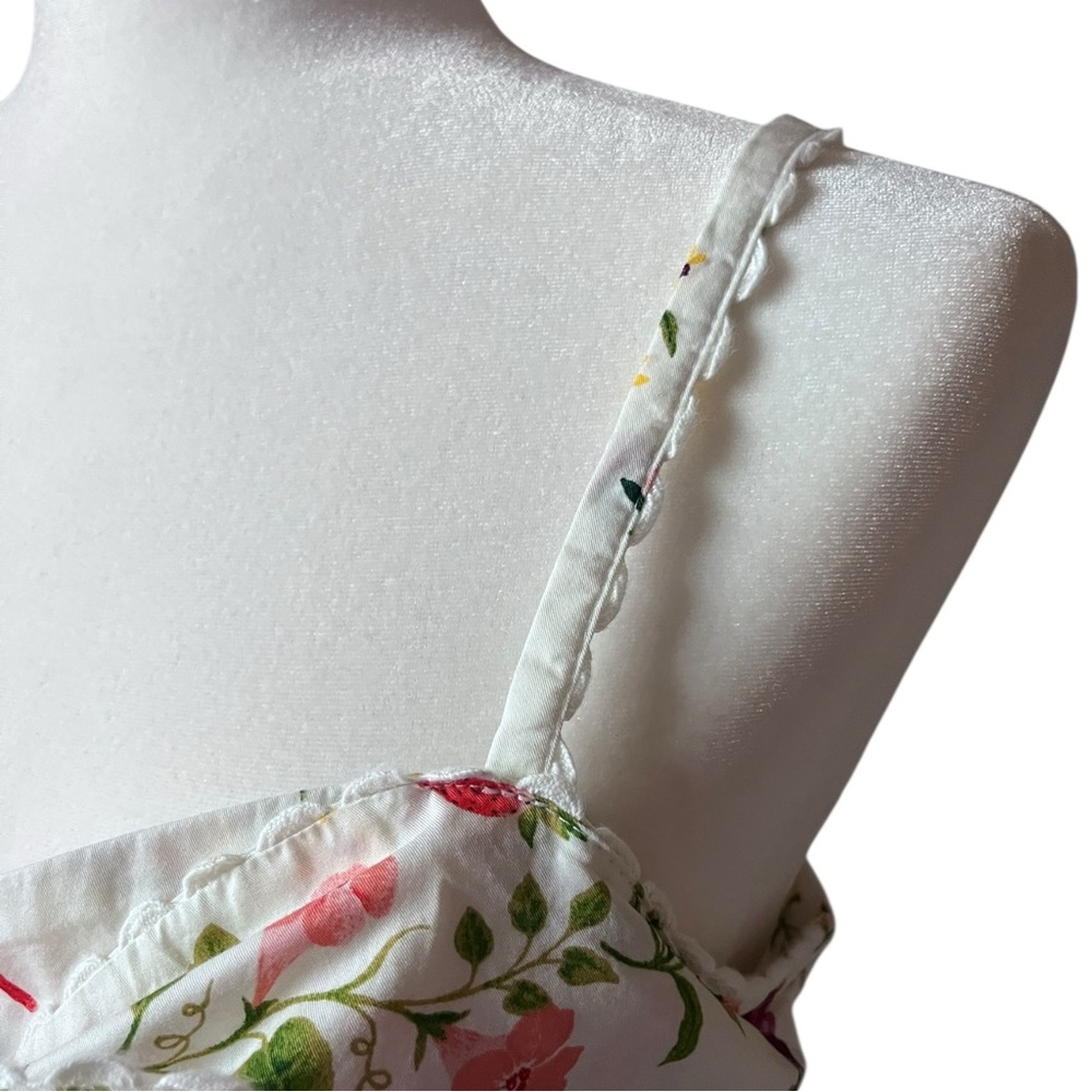 Old Navy Sleeveless Midi Dress Fruit Flower Print Size Medium NWT Cottagecore - Picture 9 of 14